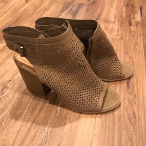 Manhattan collection peep toe booties